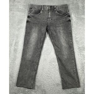 Project Raw Men's Jeans Nikko‎ Act Flex True Slim Black Denim Distressed 36X29
